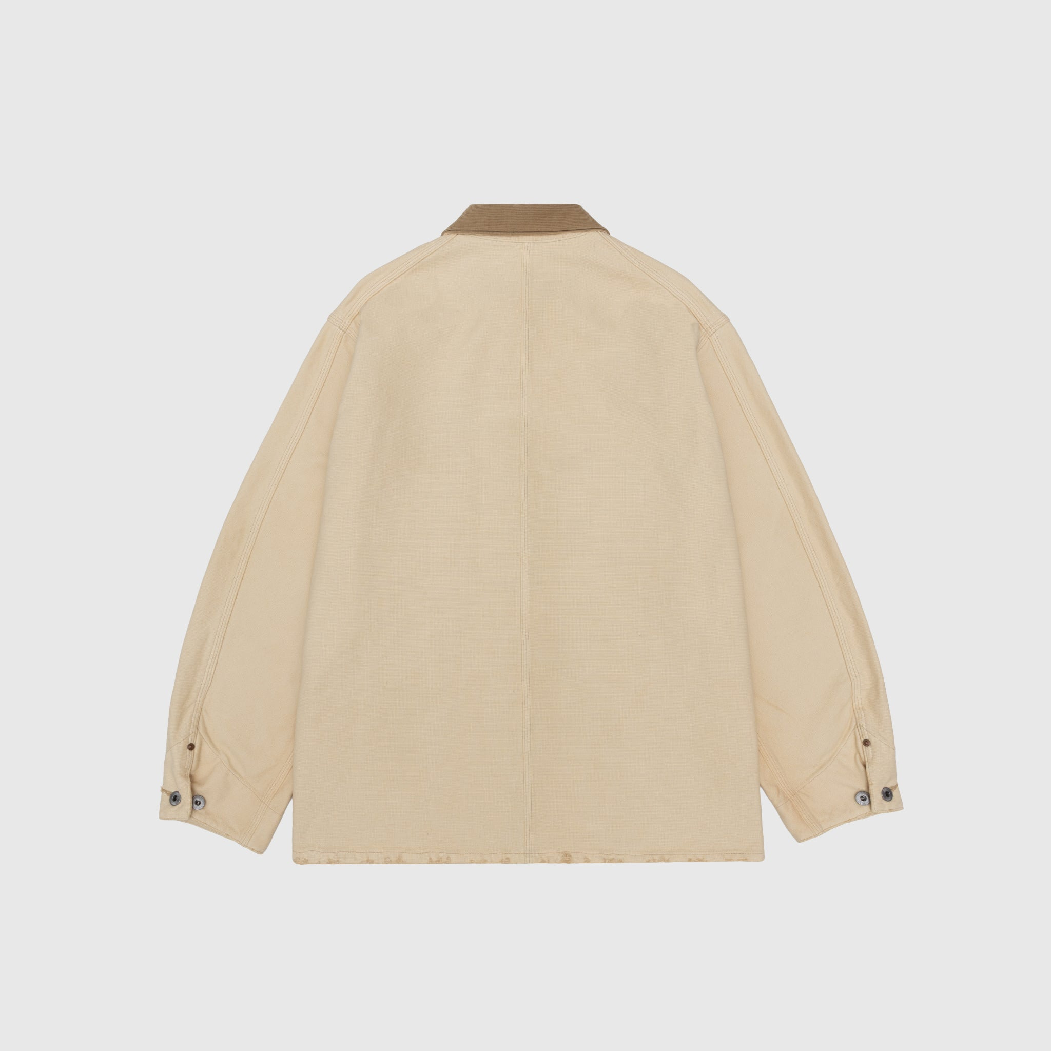 VINTAGE SILK HEMP COVERALL JACKET - 6