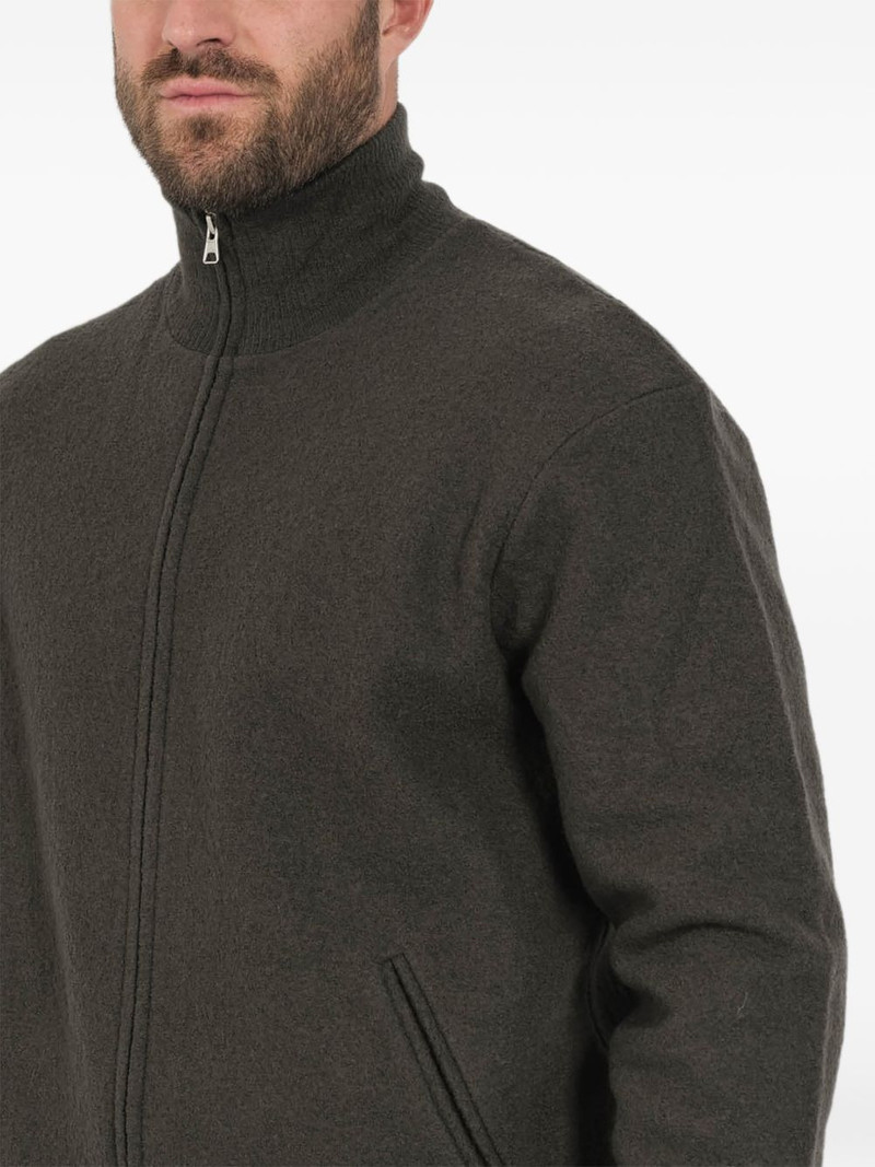 NN07 zip funnel neck Knitwear outlook