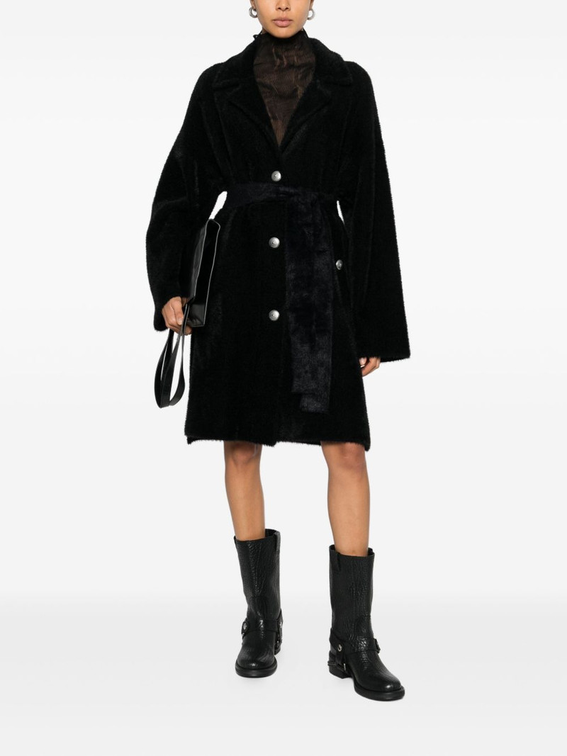 PINKO belted buttoned coat outlook