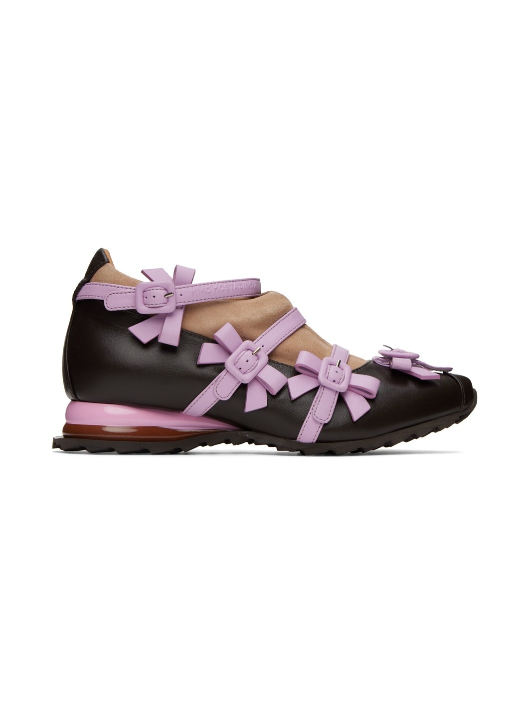 Brown & Purple Hybrid Sneakers - 1