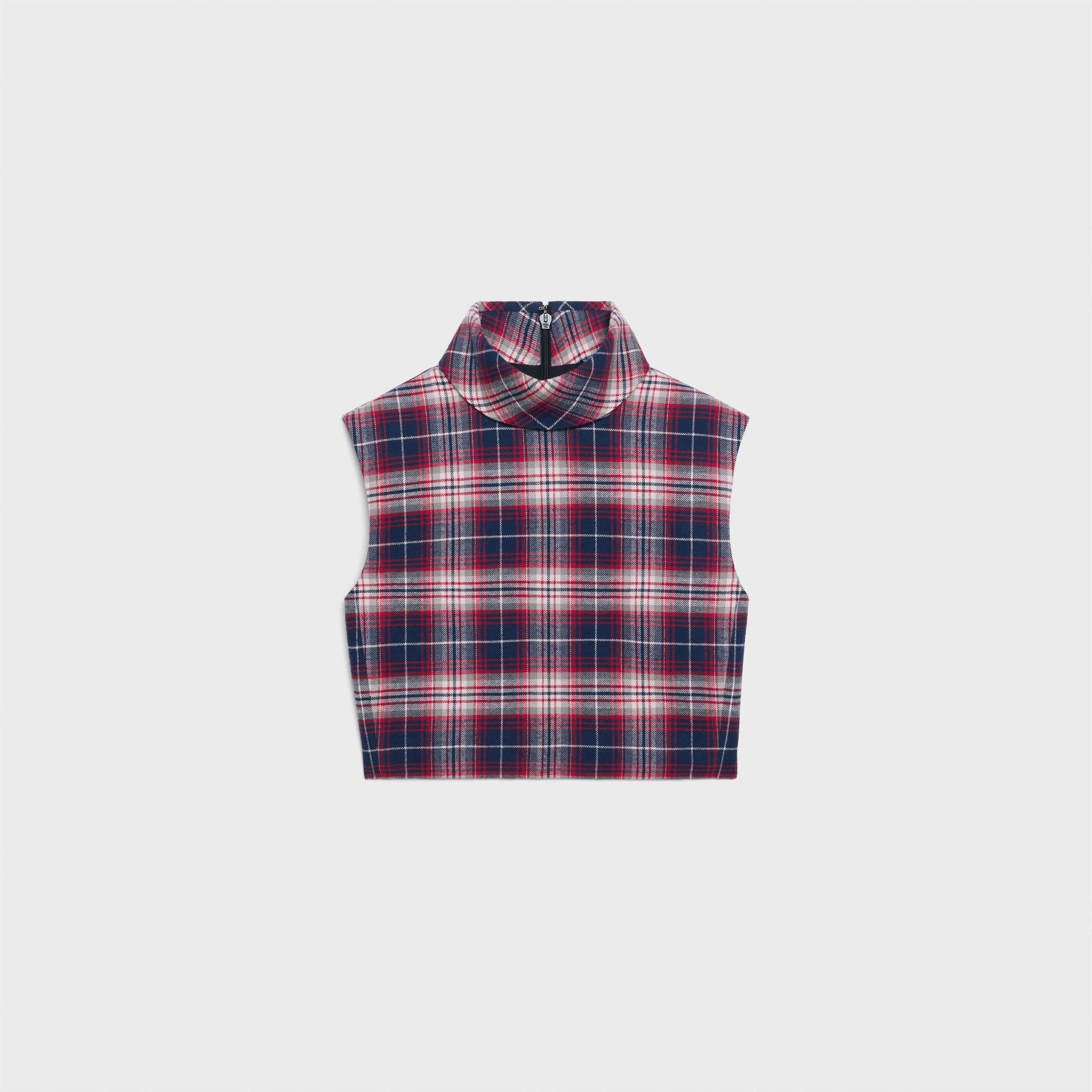 CROP TOP IN ALPINE CHECK - 1