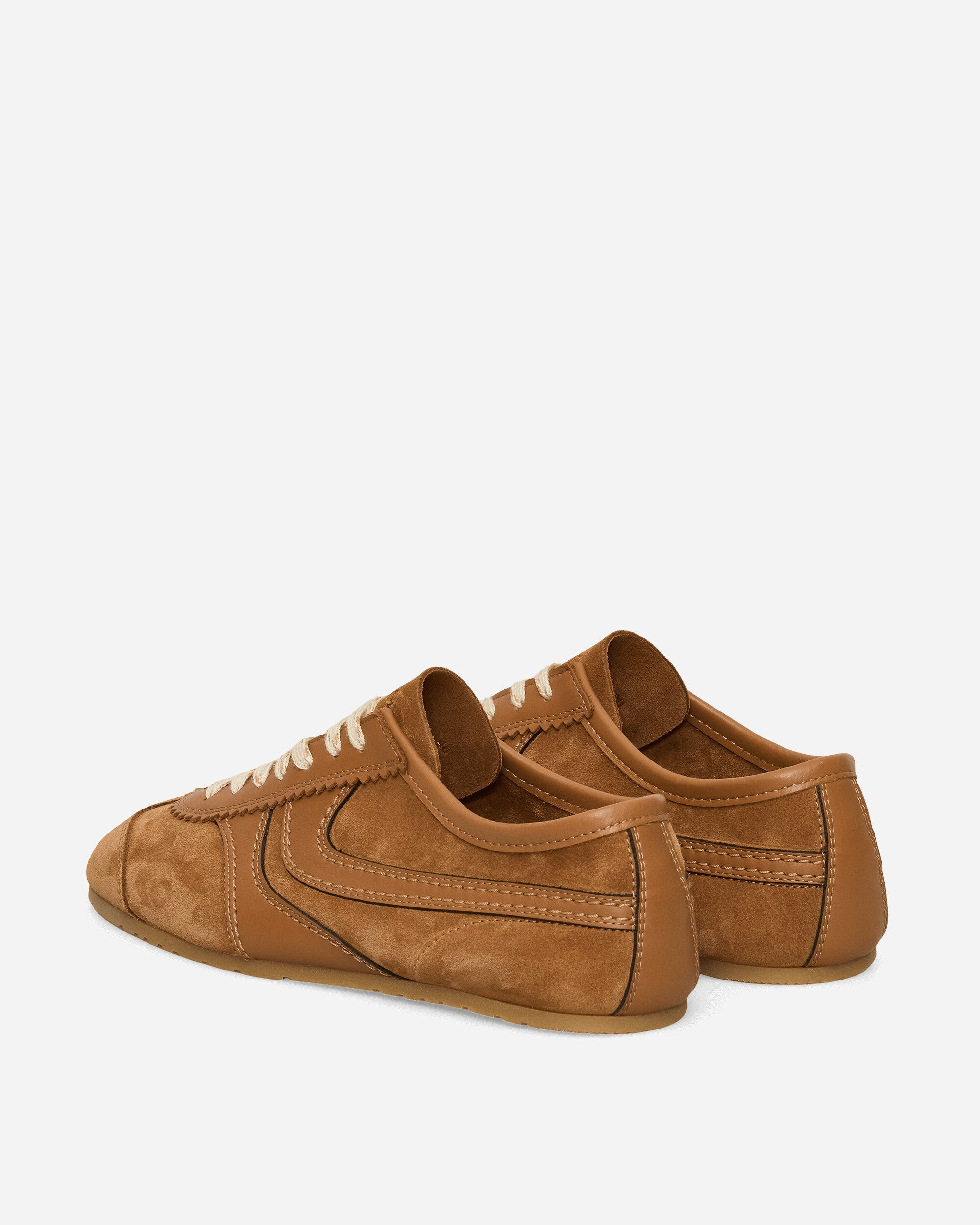 Suede Sneakers Tan - 4
