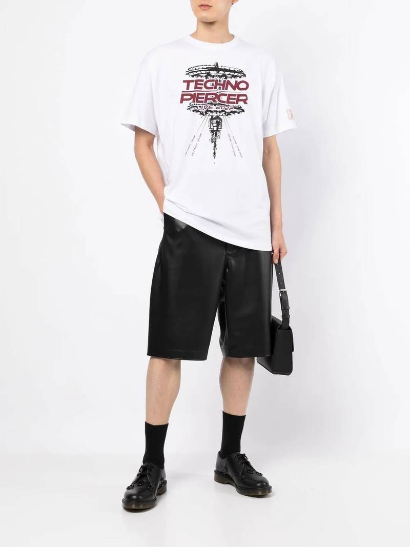 Raf Simons graphic-print cotton T-shirt outlook
