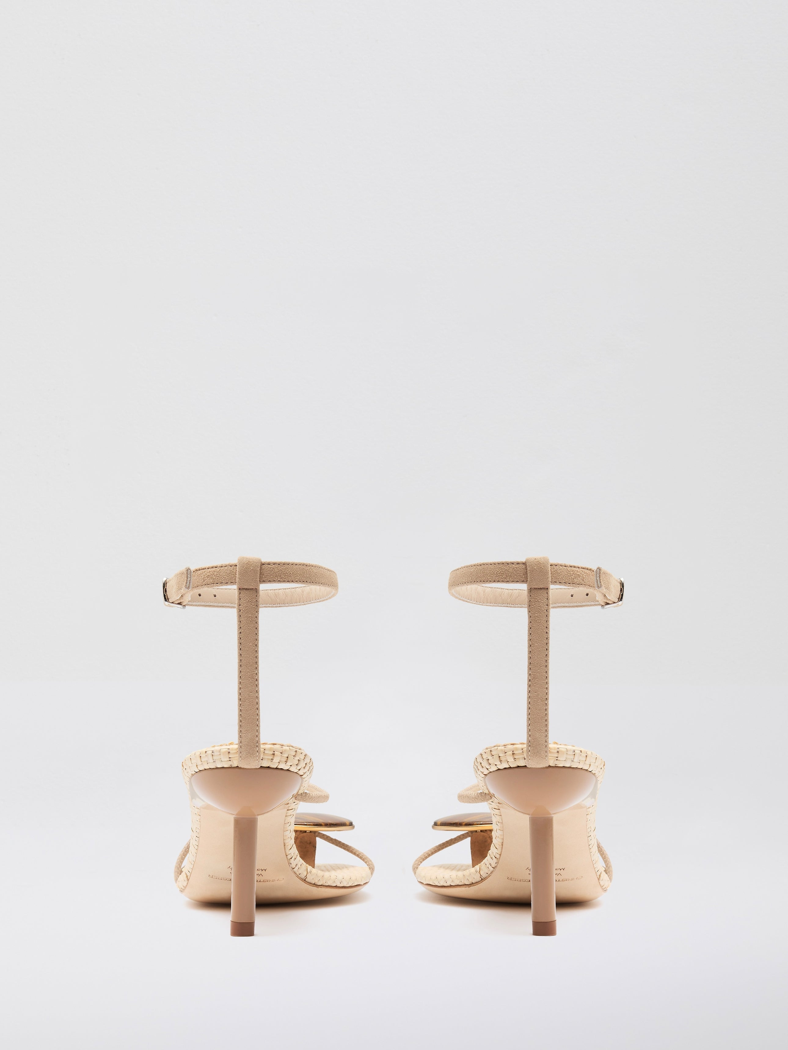 Doma Stoned Raffia Heel - 5