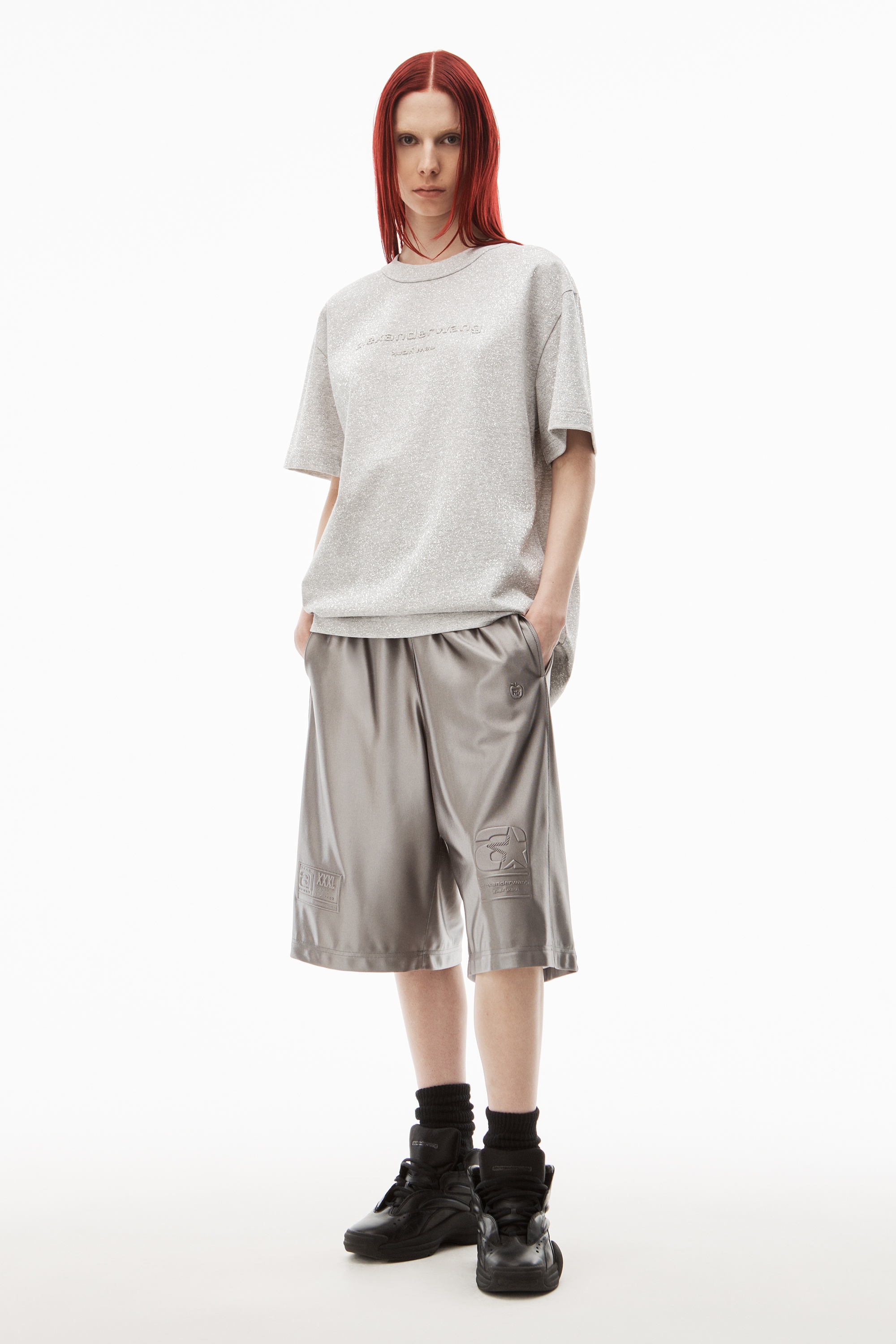 T-Shirts  Alexander Wang Womens/Mens Pocket Tee In High Twist