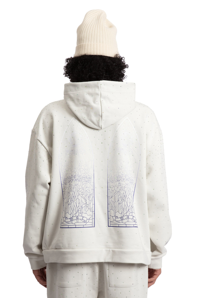 RHINESTONE HOODED PULLOVER 6