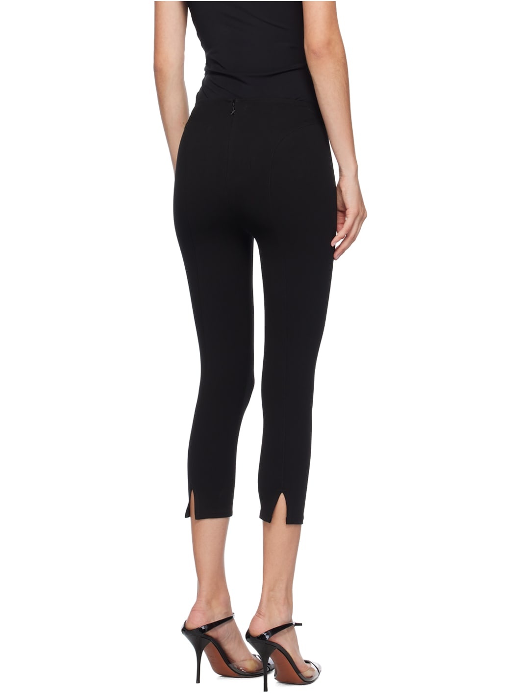 Black M Capri Trousers - 3