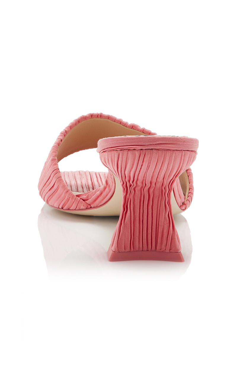 Aria Plisse Sandals pink 5