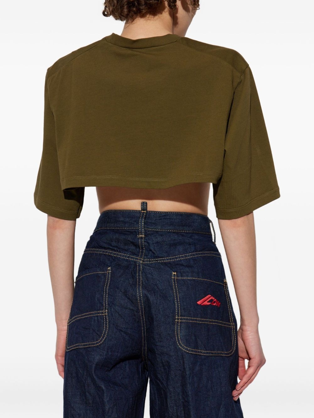 cropped T-shirt - 4