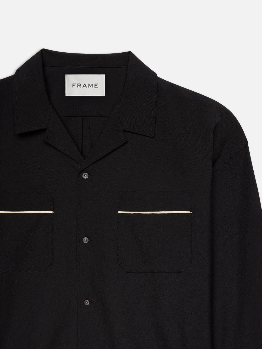 Pyjama Shirt in Black - 2
