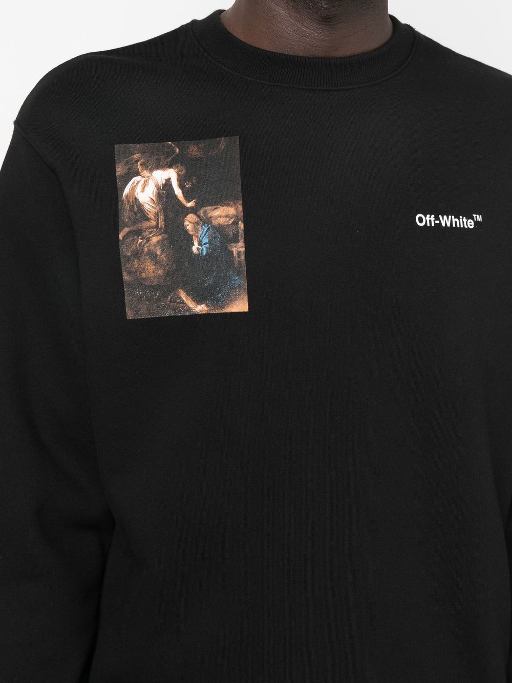 Caravaggio-print sweatshirt - 5