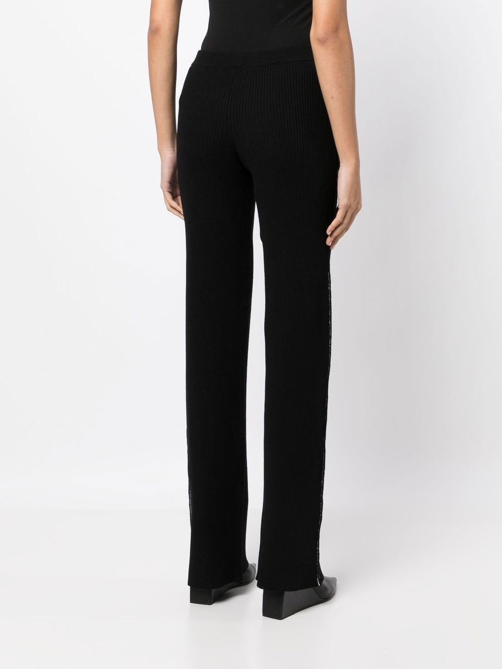 Outline knitted track pants - 4