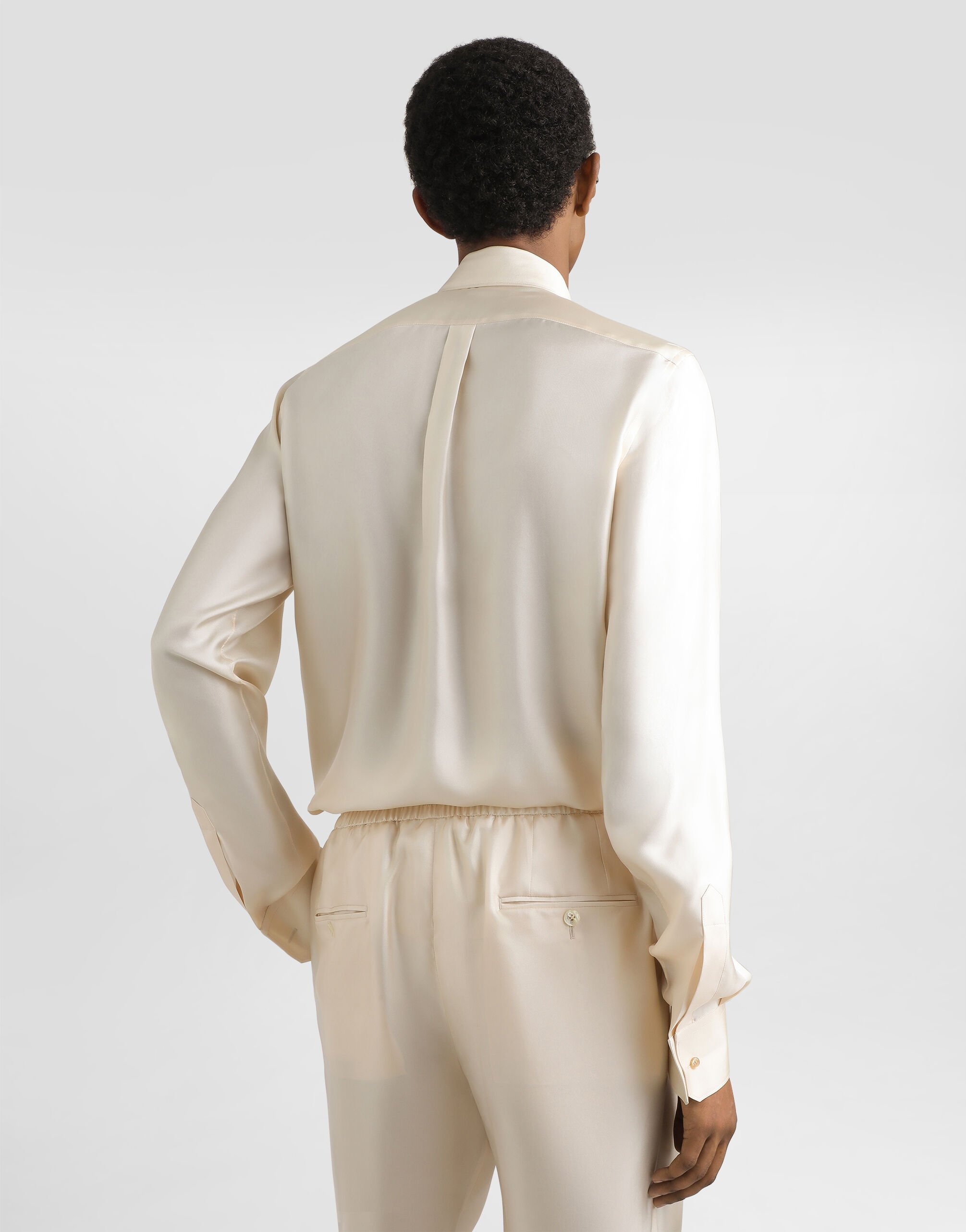 Martini shirt in silk twill - 3