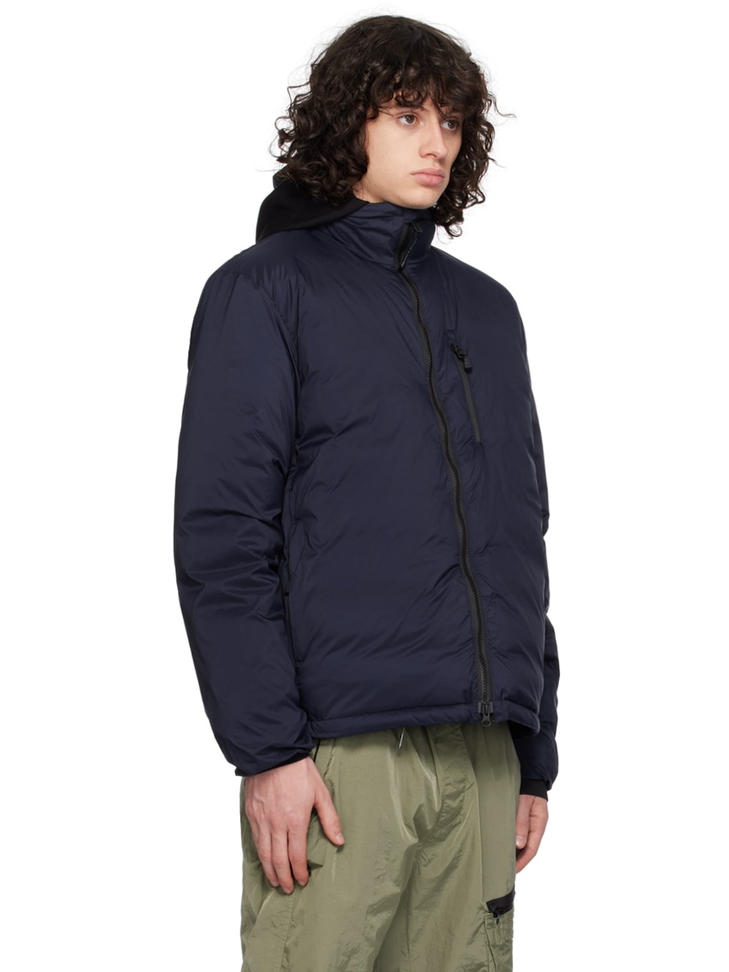 Navy Lodge Down Jacket - 2