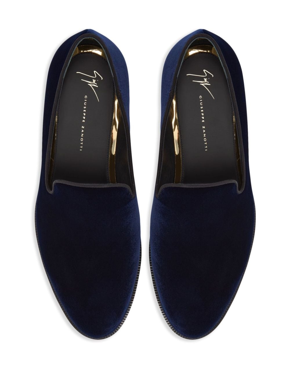 Gatien velvet-effect loafers - 4