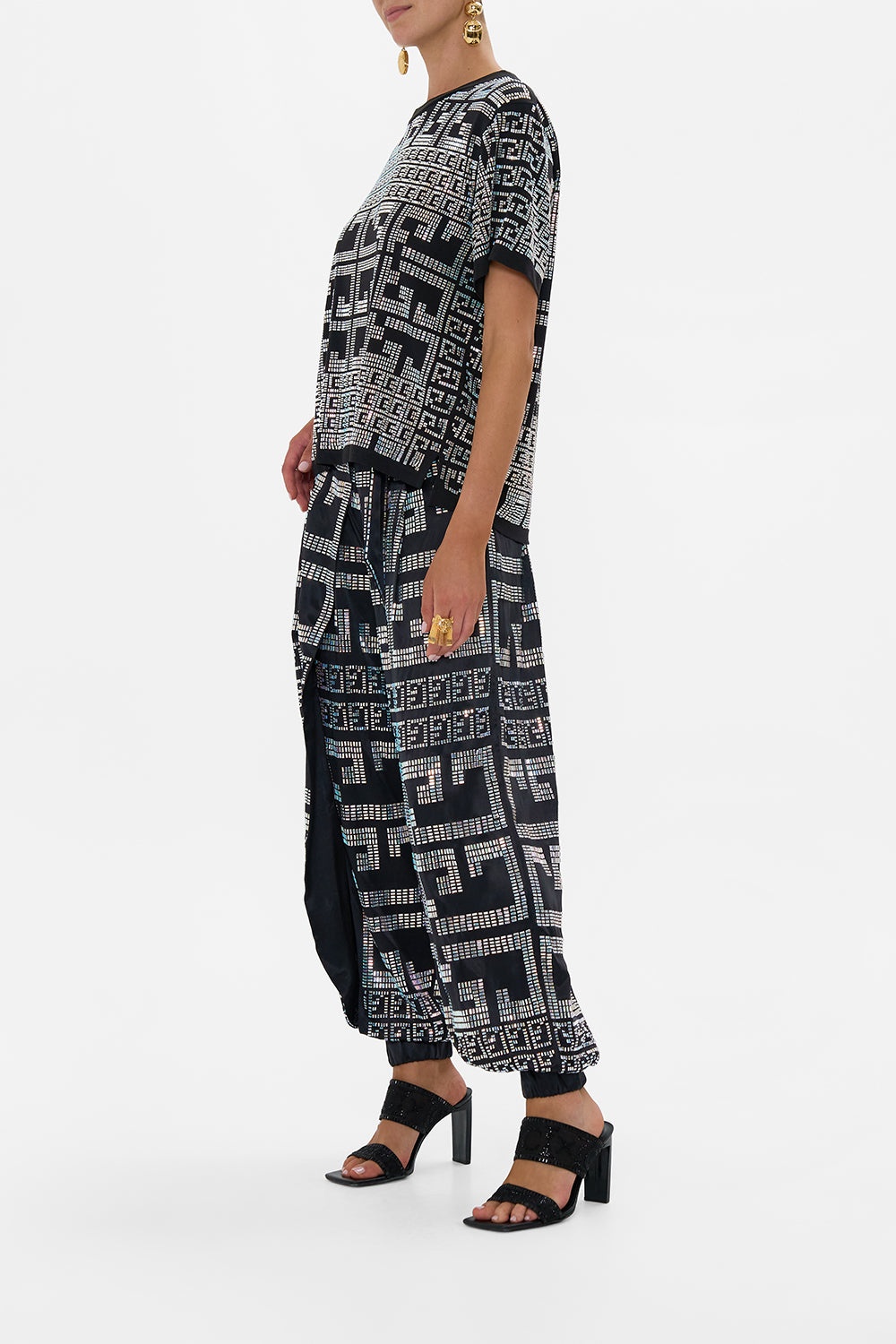 ASYMMETRICAL BELTED PANT - 4