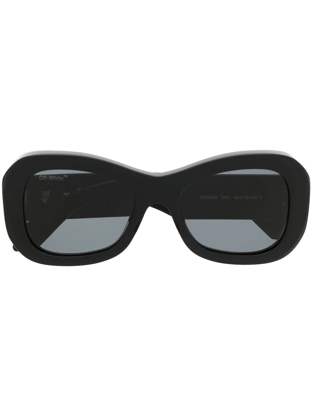 oval-frame sunglasses - 1