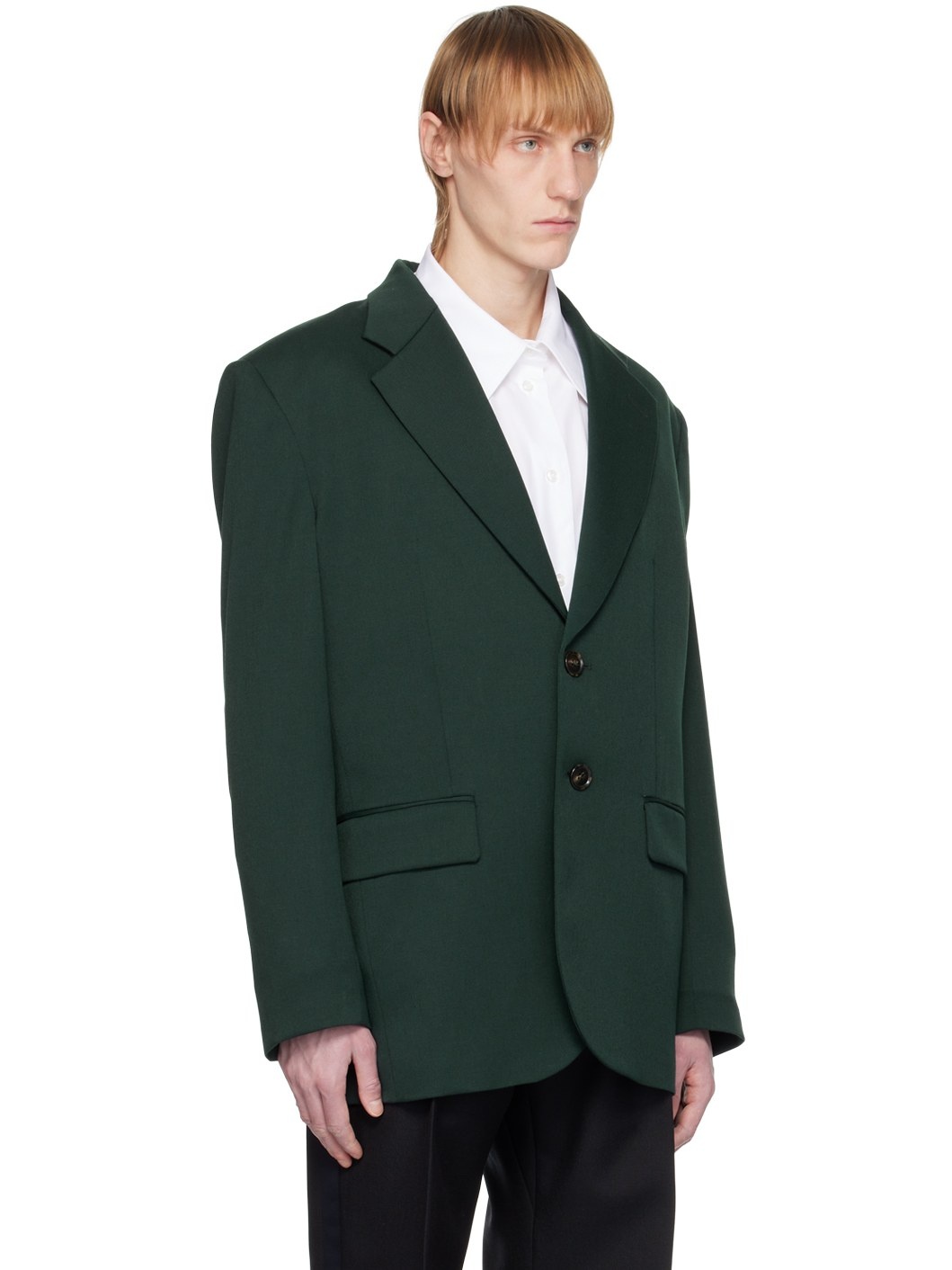 Green Padded Blazer - 2