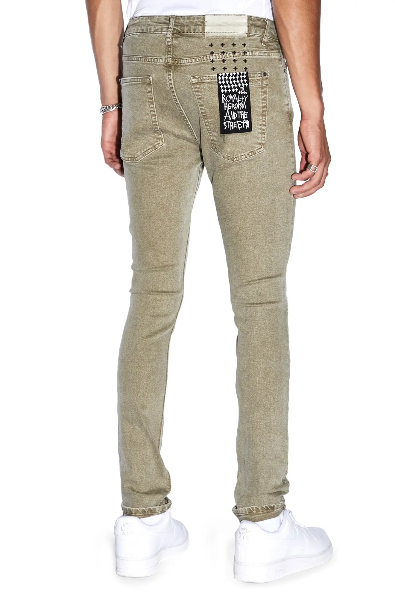 Van Winkle Outback Ripped Recycled Cotton Blend Skinny Jeans - 2