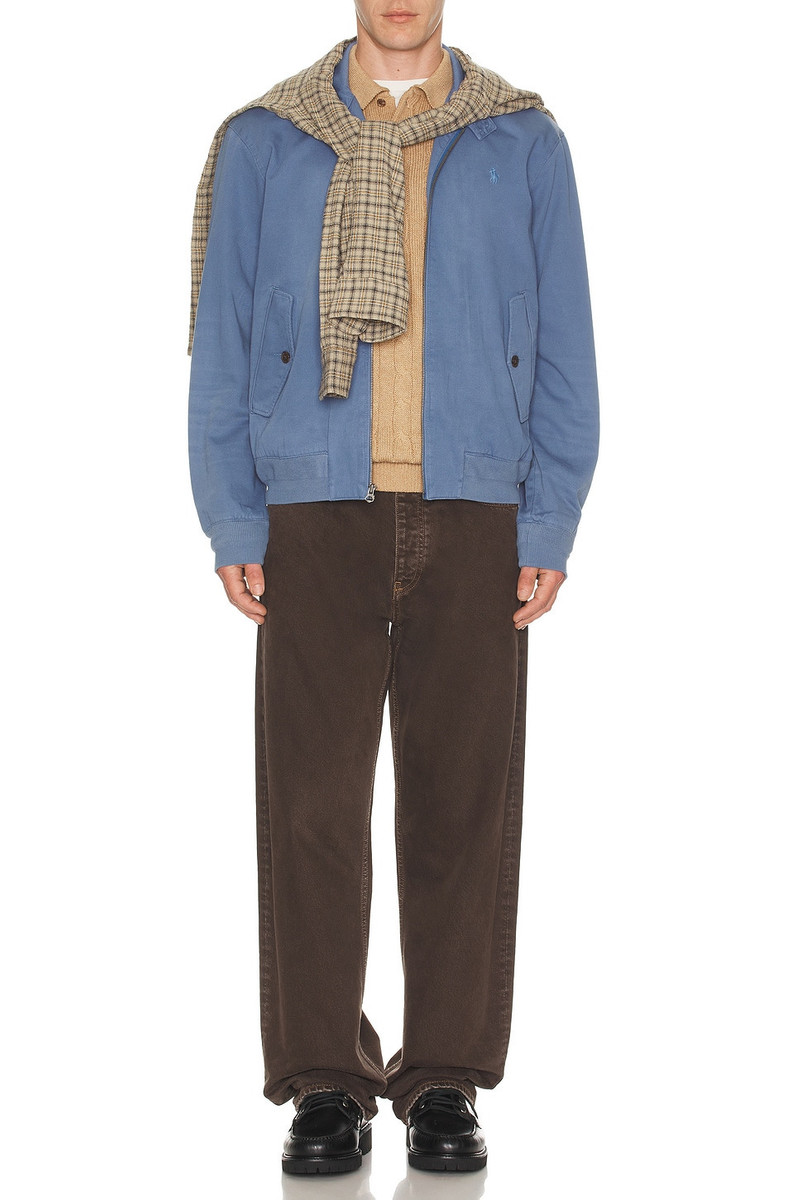 WHO DECIDES WAR Polo Ralph Lauren Montauk Chino Bedford Knit Rib Lined Windbreaker outlook