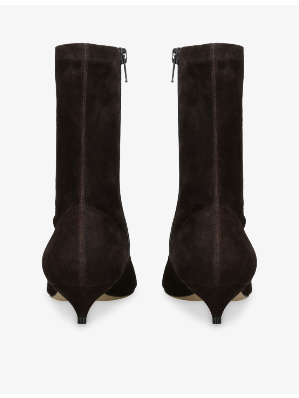 Liisa Kitten-Heel Suede Boots - 3