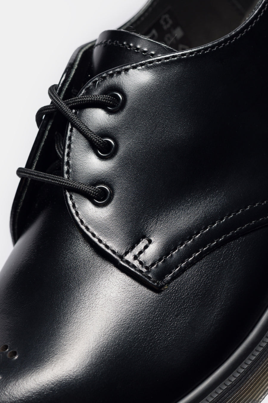 1461 Analine Leather Steel Toe Derby in Black - 5