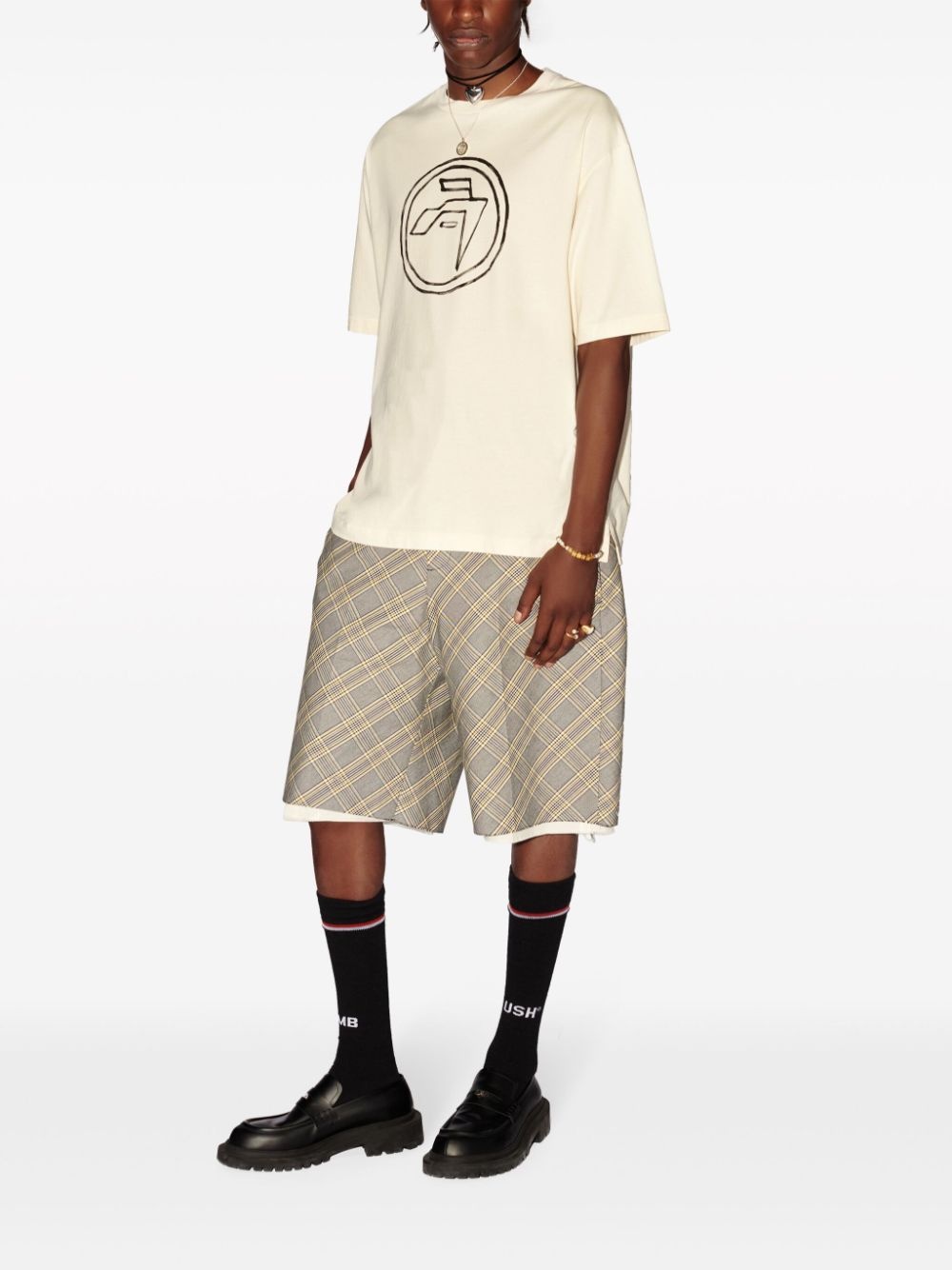 emblem-print organic-cotton T-shirt - 2