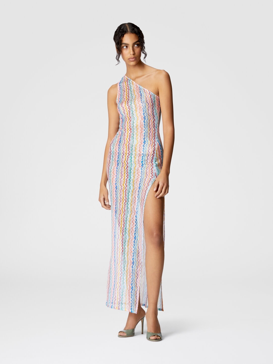 Long one-shoulder cover-up - 2