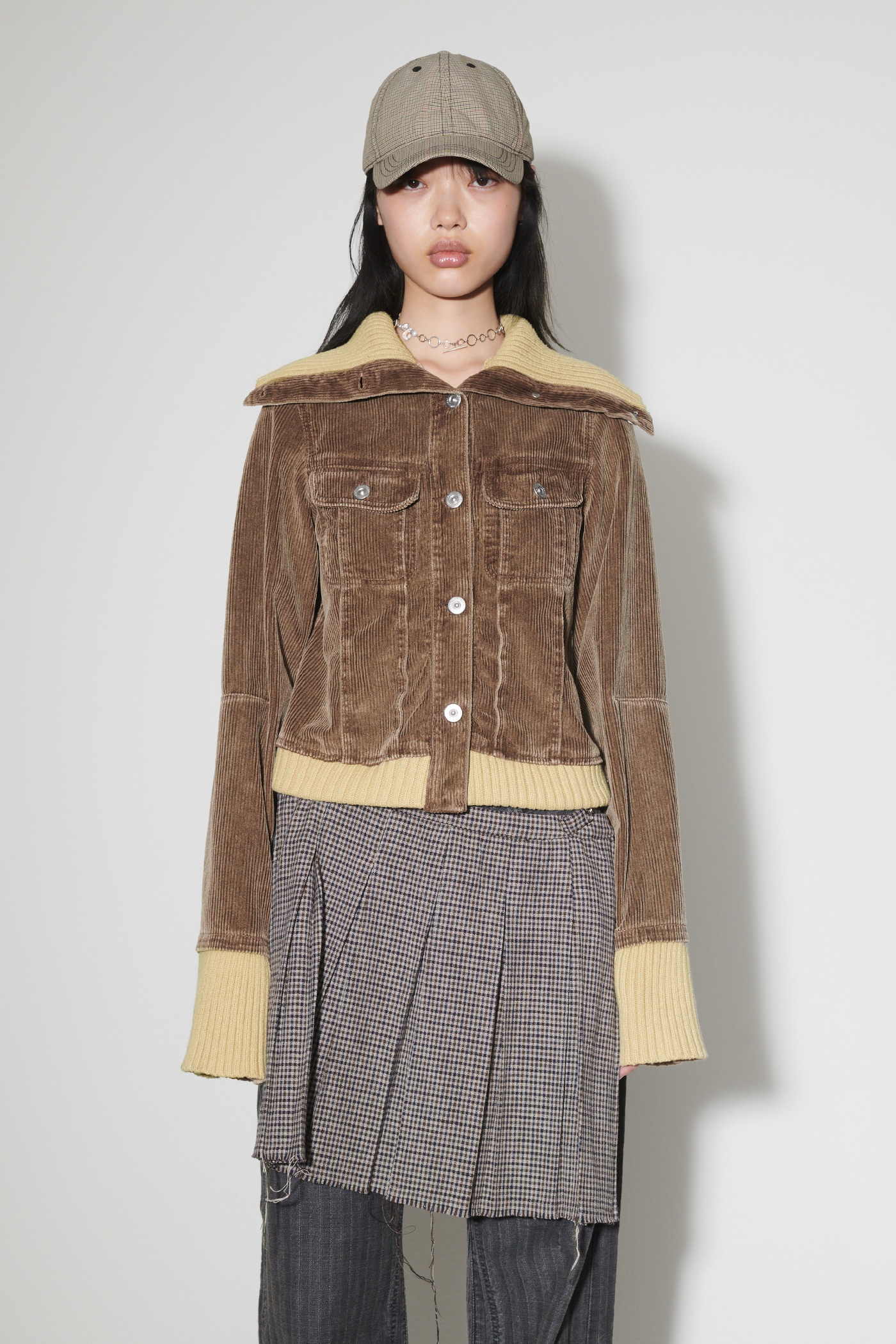 ★OUR LEGACY★ KNITTED LASSO JACKET ニット ラッソ ジャケット Our Legacy Knitted Lasso Jacket Brown Enzyme Cord | REVERSIBLE
