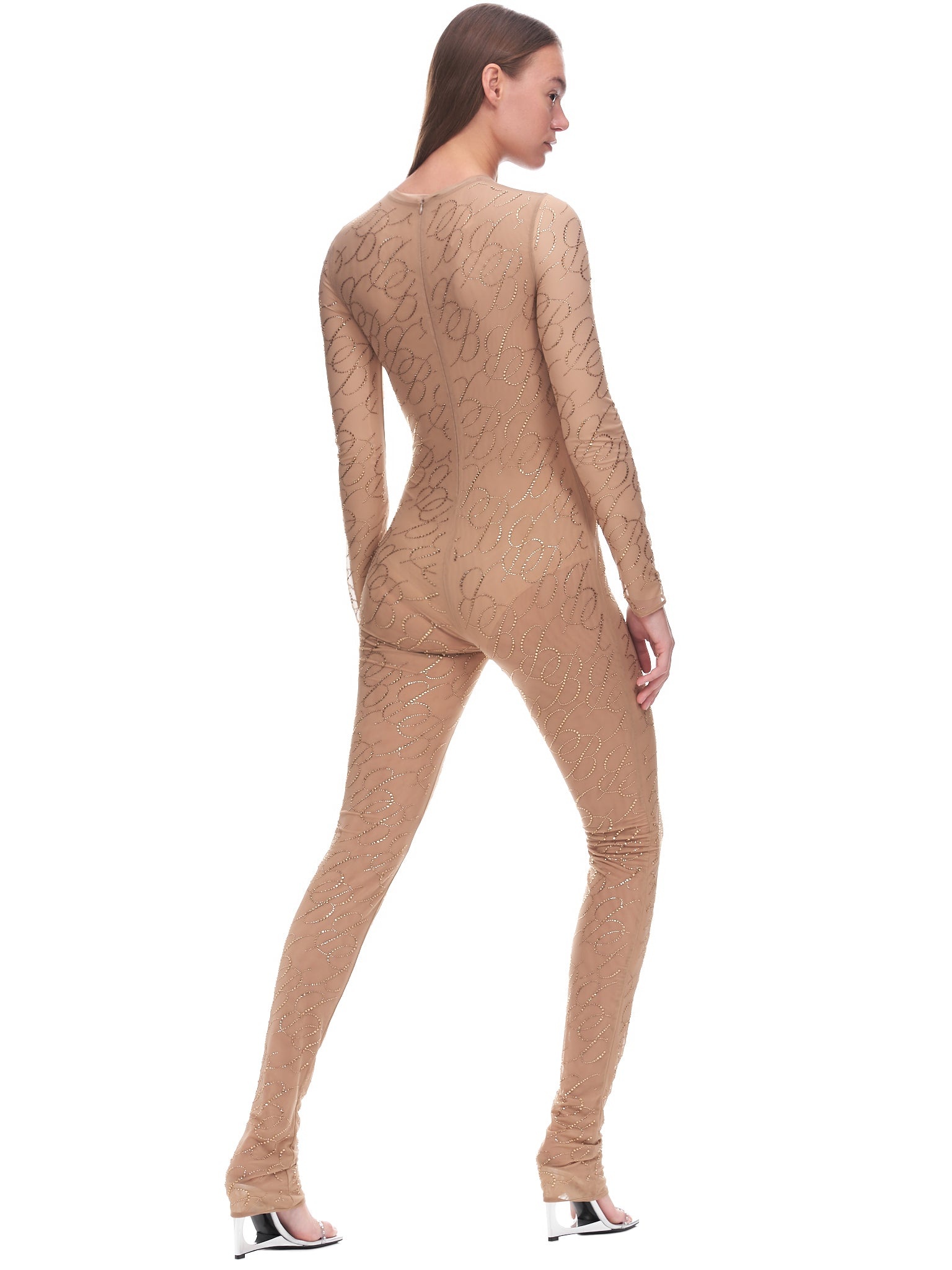 Rhinestone Catsuit - 4