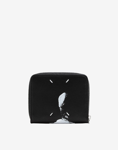 Maison Margiela Hand-painted zip-around wallet outlook