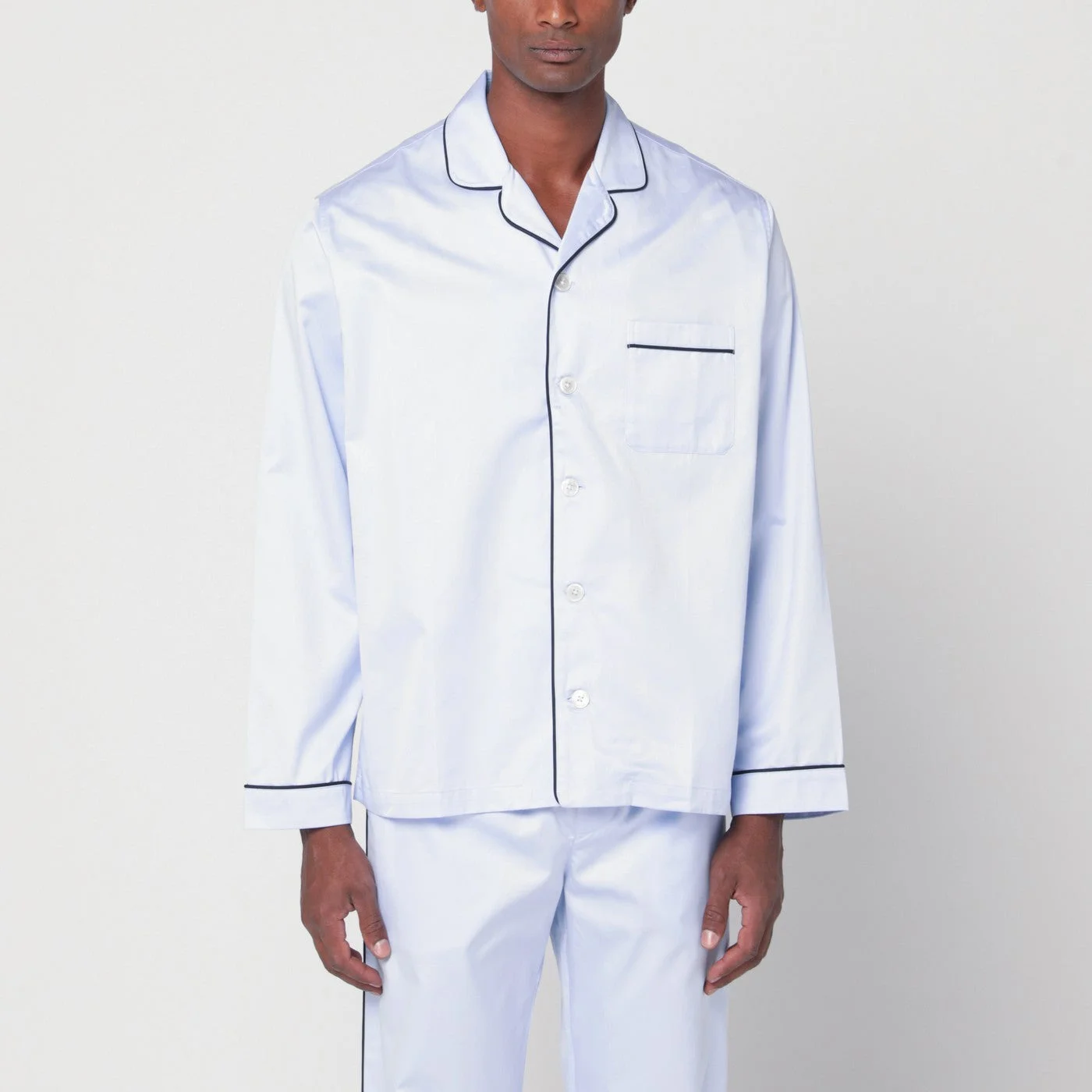 Light blue pyjama shirt - 1