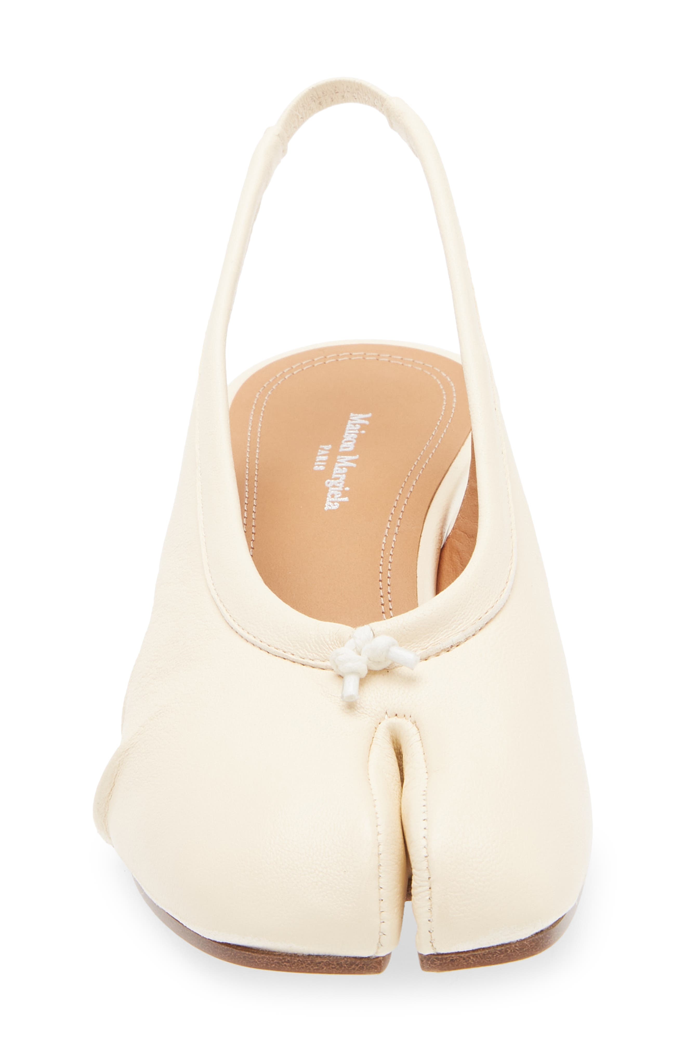 Maison Margiela Tabi Slingback Pump in White at Nordstrom - 4