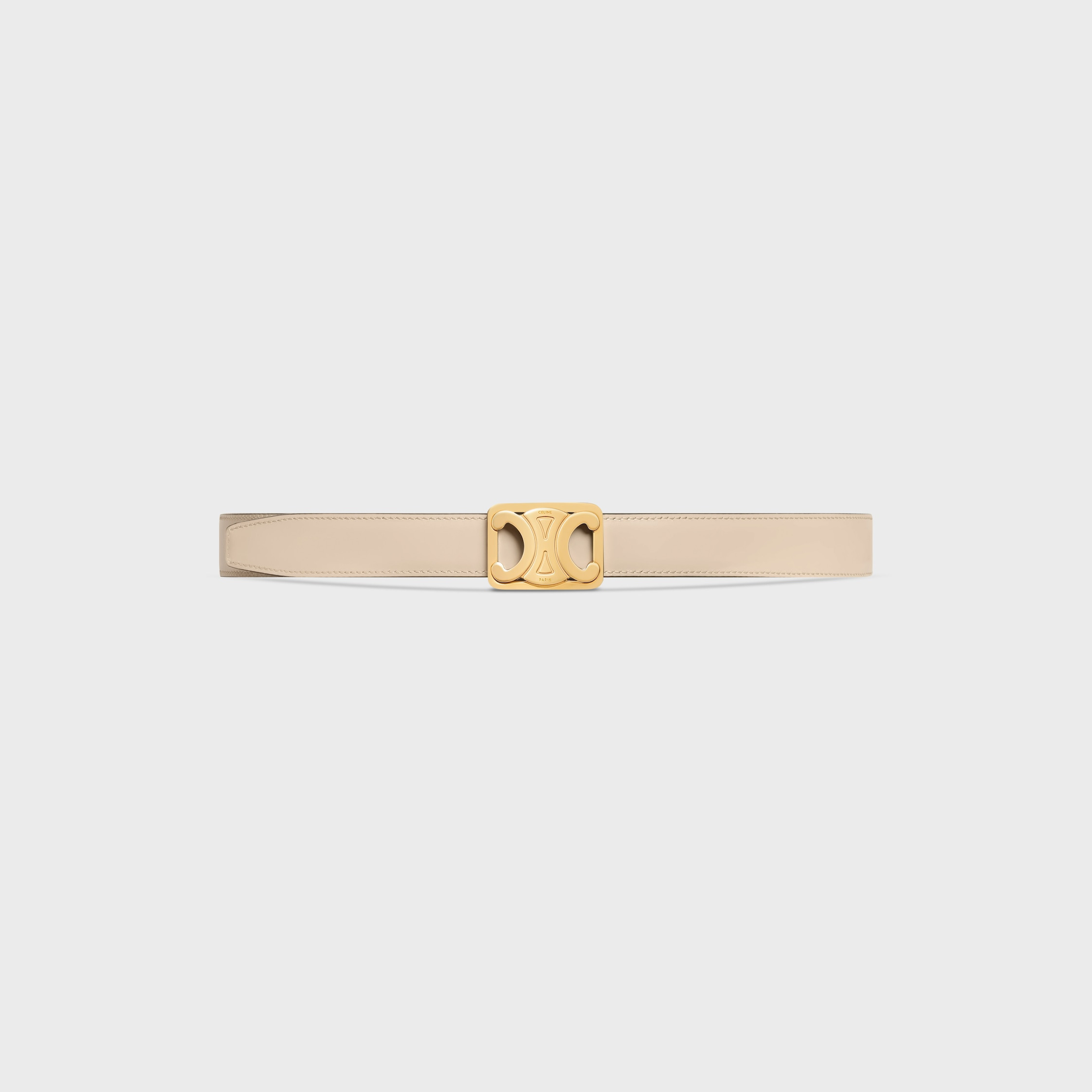 MEDIUM REVERSIBLE FRAMED TRIOMPHE BELT IN TAURILLON - 4
