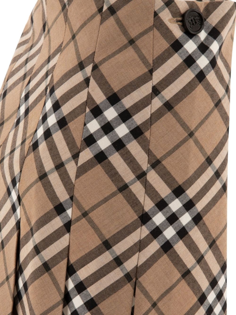 check pattern mini skirt - 3