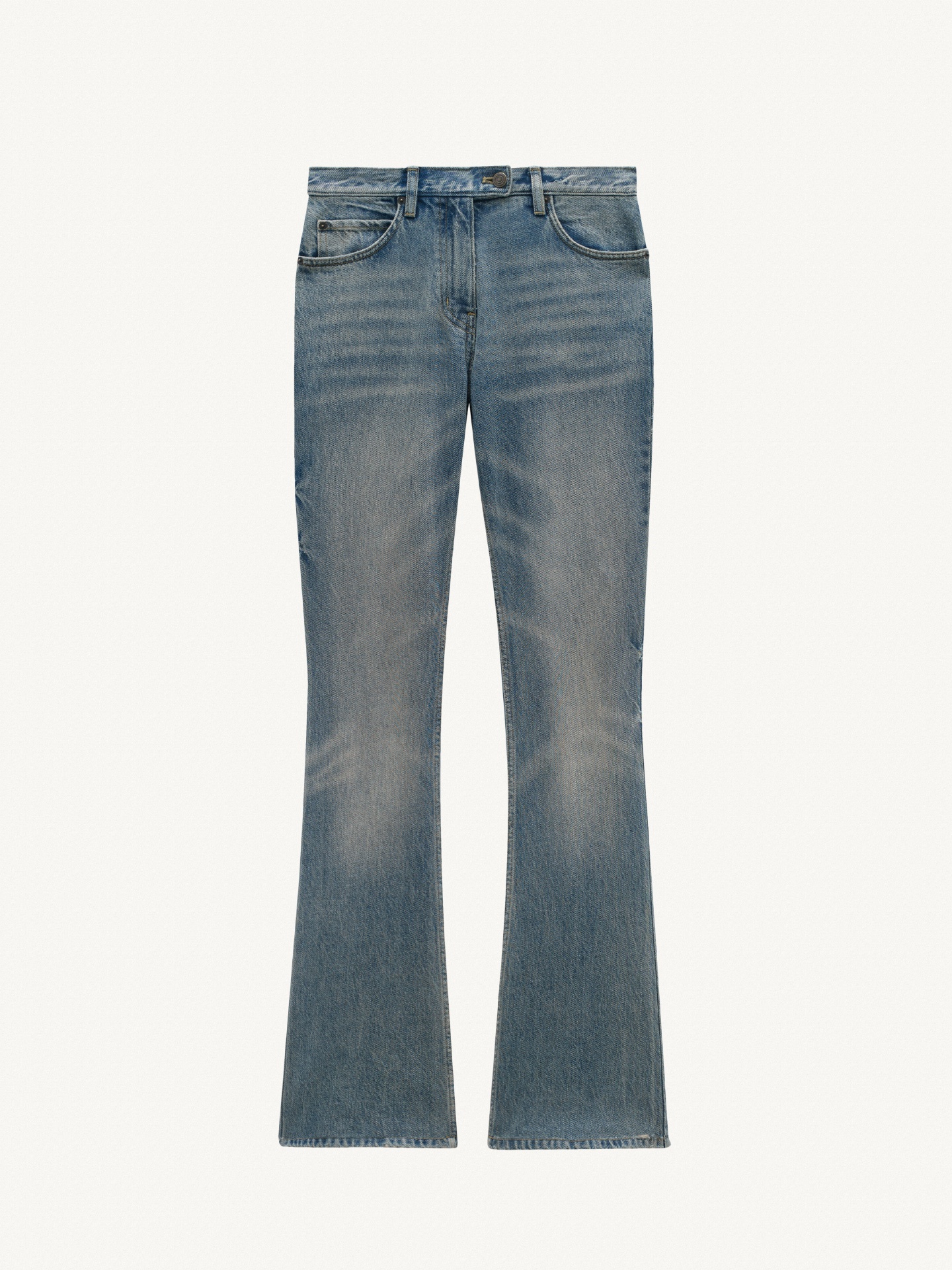 DENIM BOOTCUT TROUSERS - 1