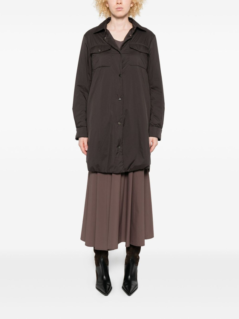 Herno button-down flap-pocket shirt coat outlook