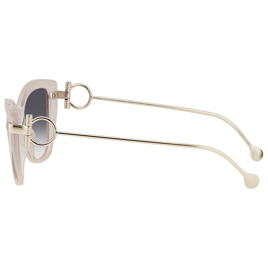 Salvatore Ferragamo Grey Gradient Cat Eye Ladies Sunglasses SF928S 290 55 - 4