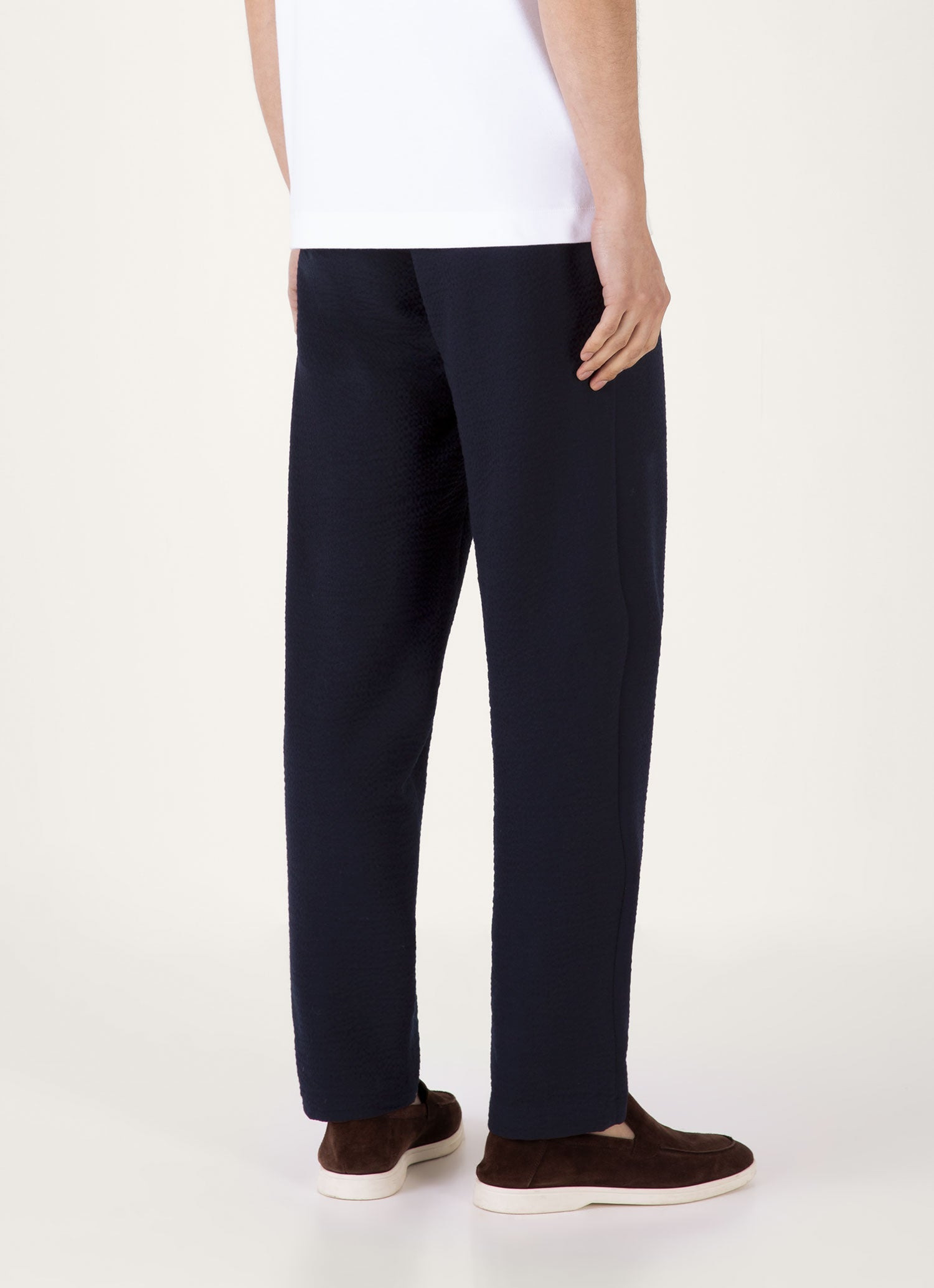 Seersucker Wool Trouser - 5