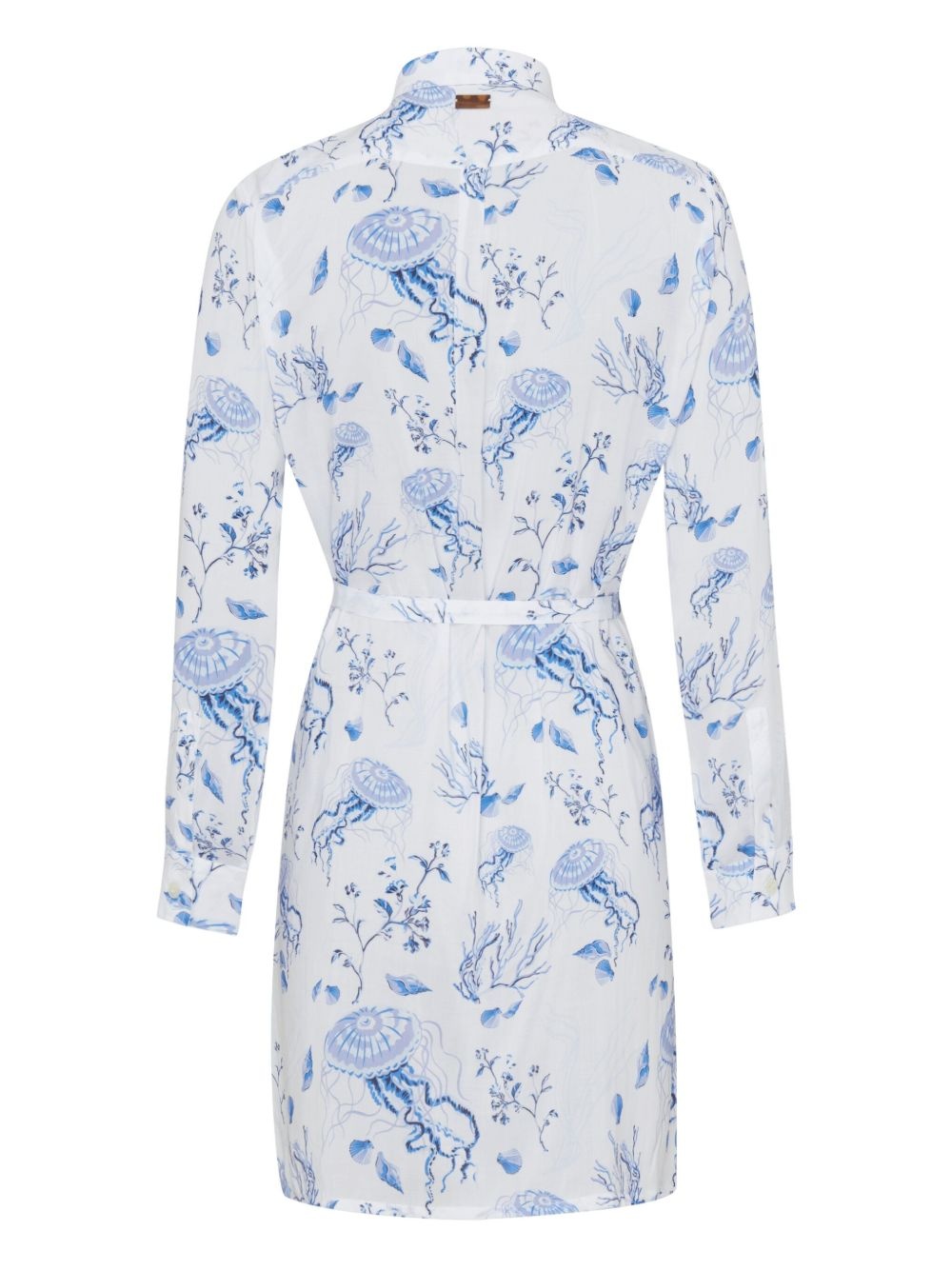 Medusa and Shells midi shirt - 4