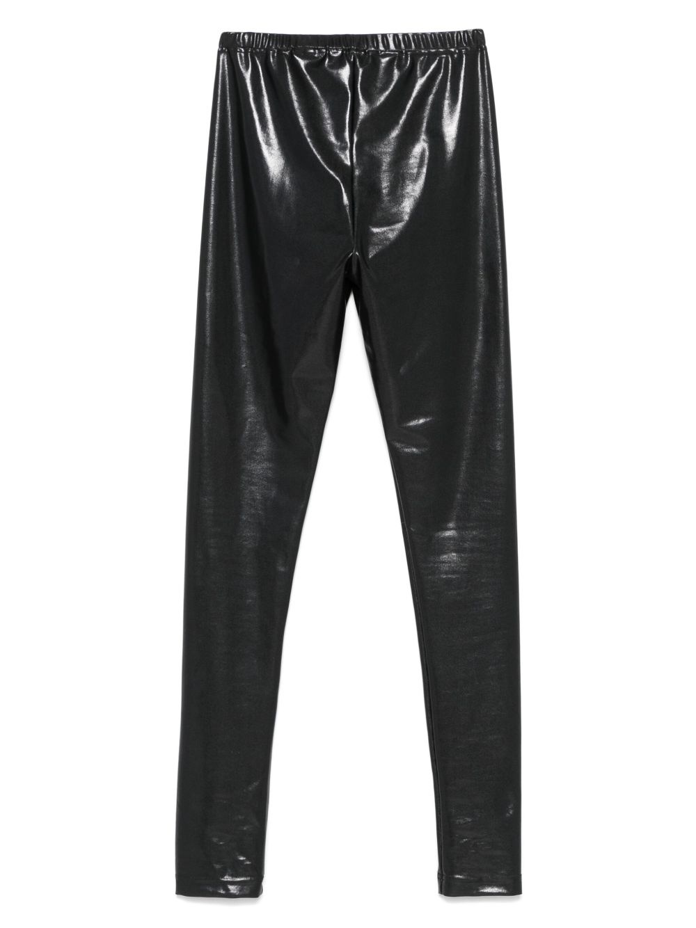 faux-leather leggings - 2