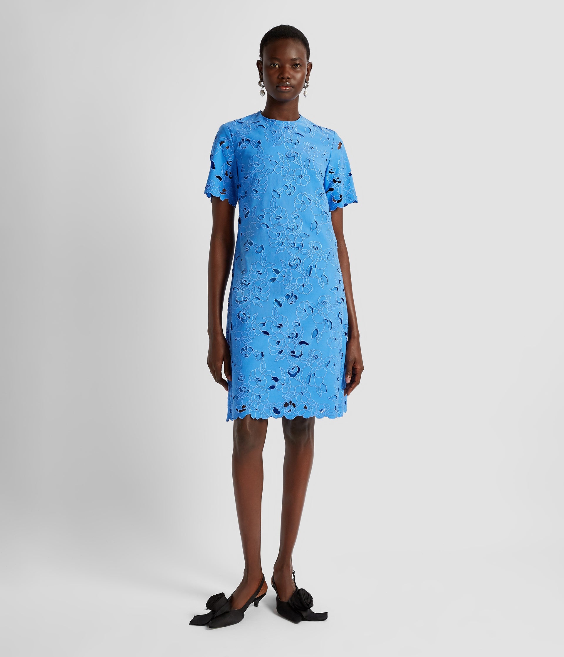 SHORT SLEEVE MINI DRESS - 4