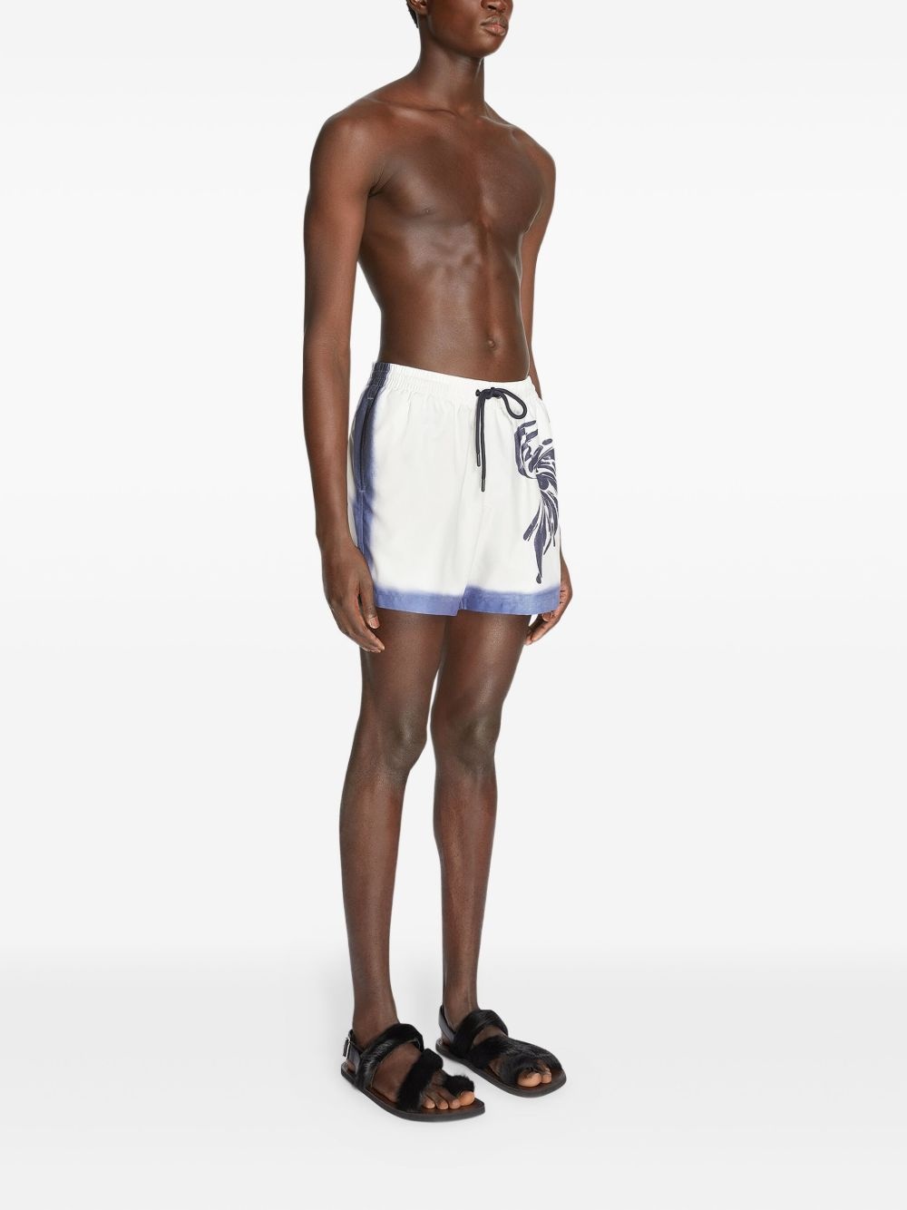 printed swim shorts - 3