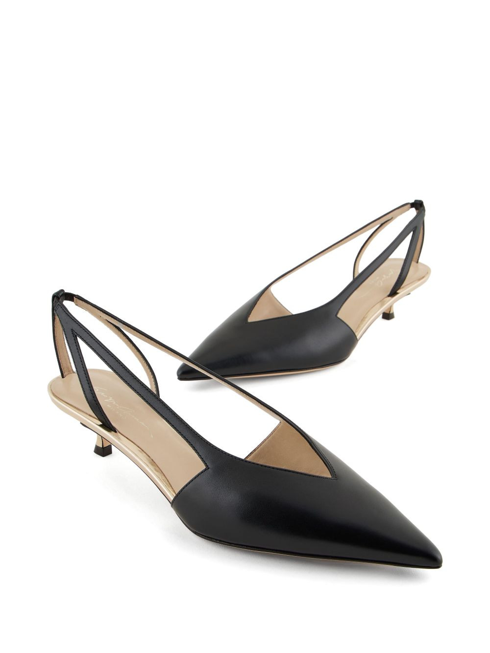 35mm leather pumps - 5