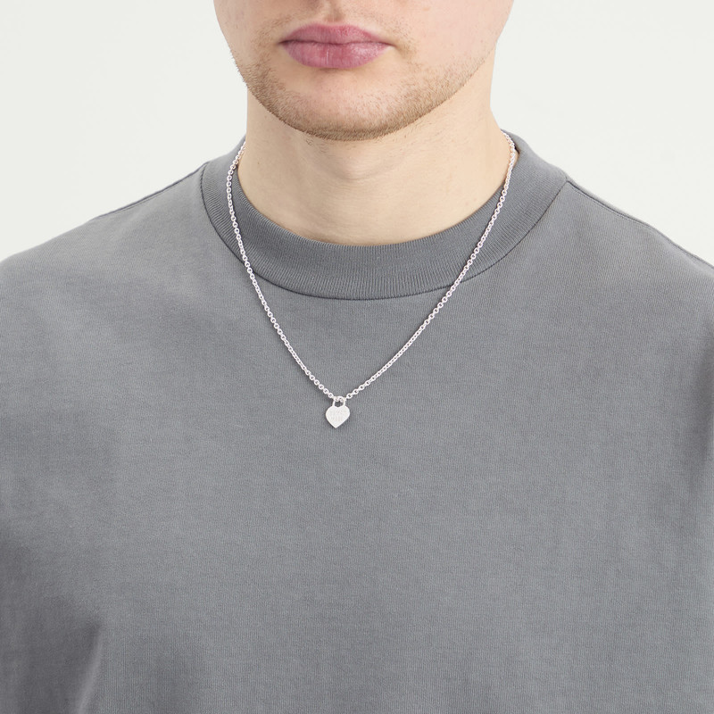 Human Made Human Made Heart Silver Necklace outlook