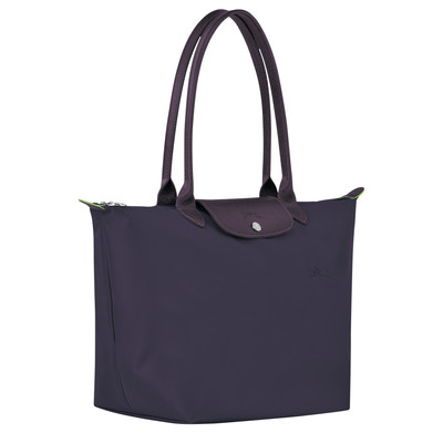 Longchamp Le Pliage Green L Tote bag Bilberry - Recycled canvas outlook