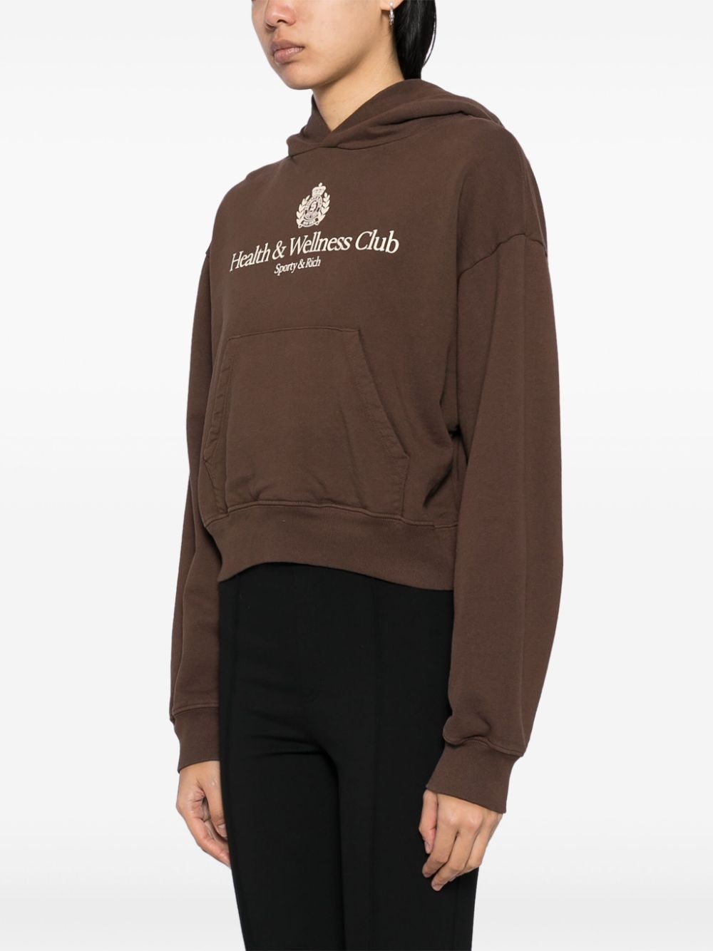 logo-print hoodie - 3