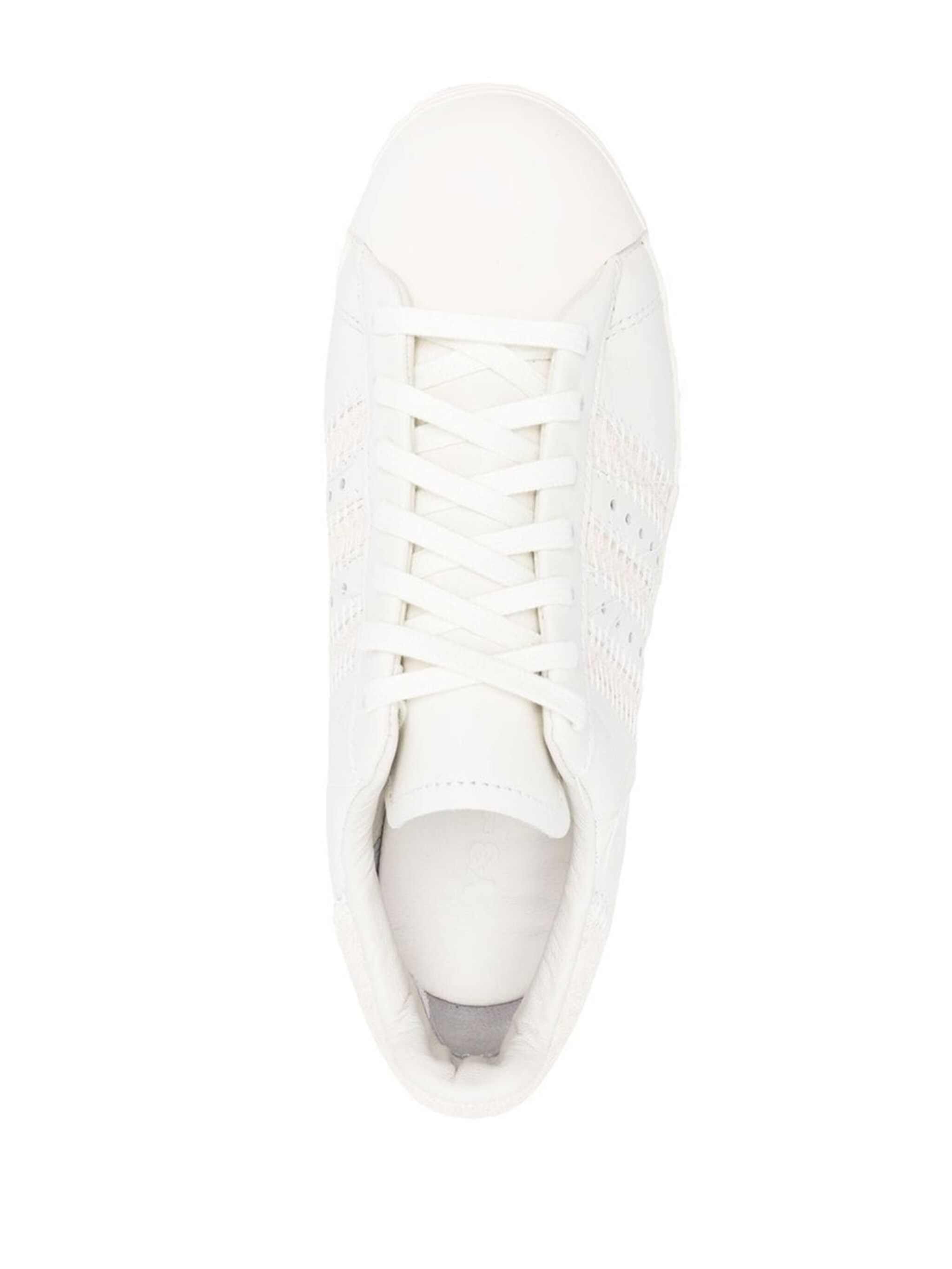 thread-detail low-top trainers - 4