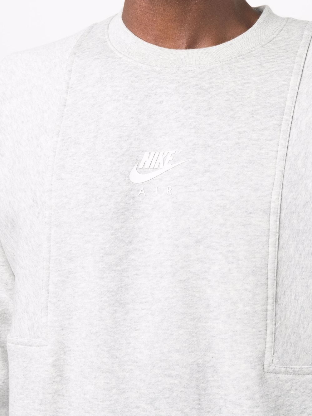 logo patch rib-trimmed hoodie - 5