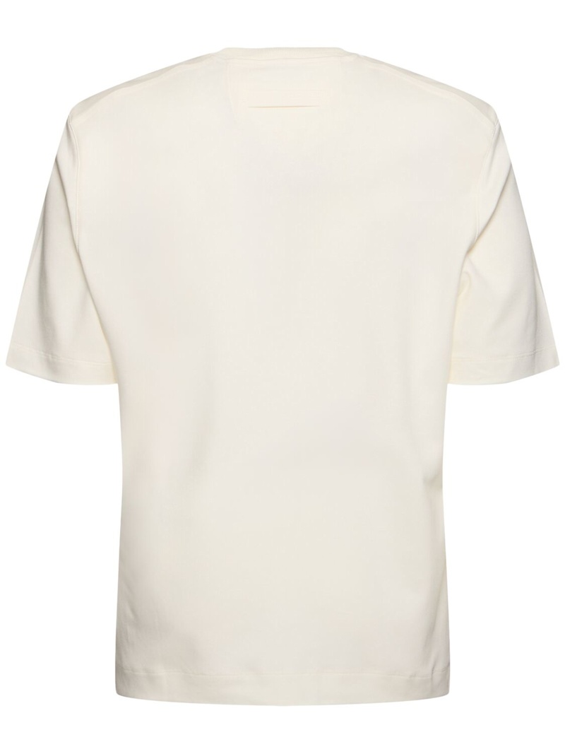 Cotton & silk t-shirt - 2